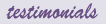testimonials